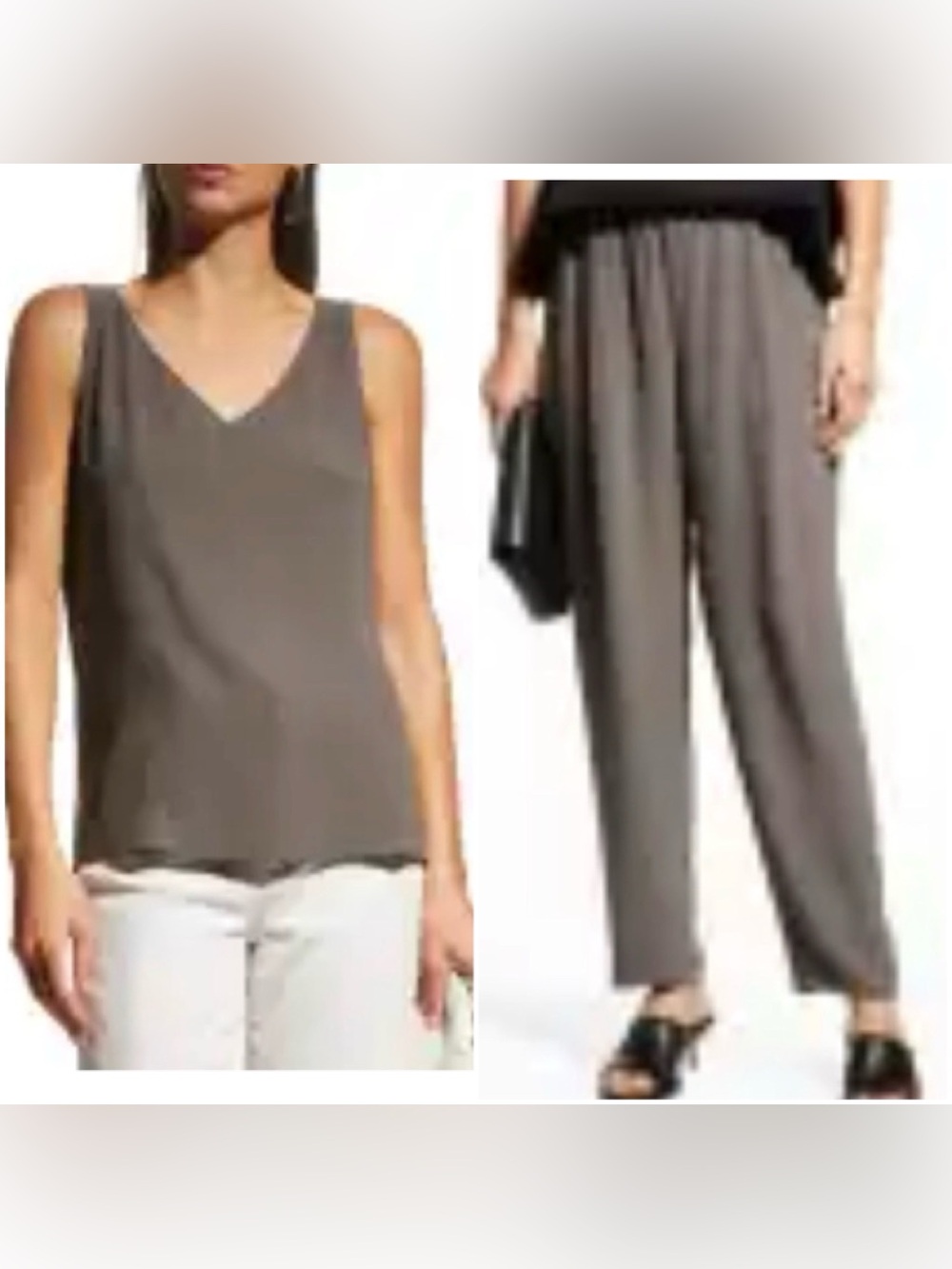 EUC! 2 piece - Eileen Fisher silk set